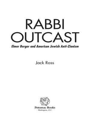 cover image of Rabbi Outcast